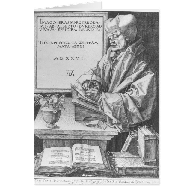 Desiderius Erasmus van Rotterdam, 1526 (Voorkant)