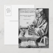 Desiderius Erasmus van Rotterdam, 1526 Briefkaart (Voorkant / Achterkant)