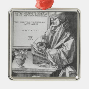 Desiderius Erasmus van Rotterdam, 1526 Metalen Ornament