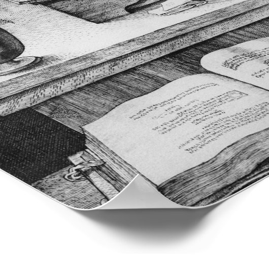 Desiderius Erasmus van Rotterdam, 1526 Poster (Hoek)