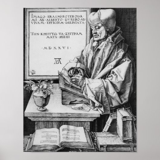 Desiderius Erasmus van Rotterdam, 1526 Poster (Voorkant)