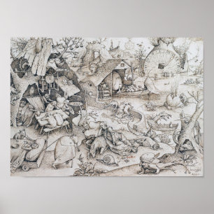 Desidia (Slote), Pieter Bruegel Poster
