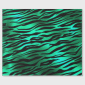 Design 10 uit de Emerald and Gold Safari-reeks Cadeaupapier (Vlak)