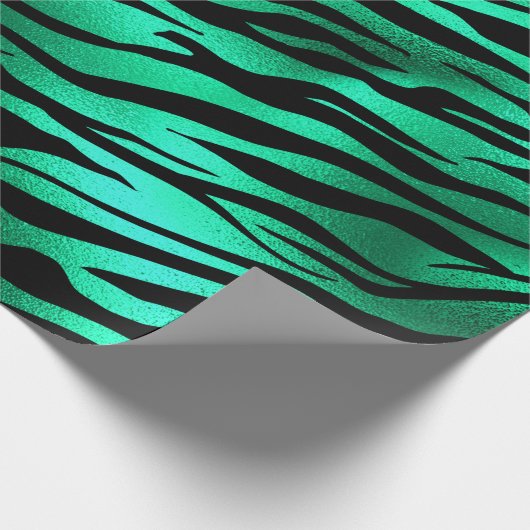 Design 10 uit de Emerald and Gold Safari-reeks Cadeaupapier (Hoek)