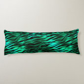 Design 10 uit de Emerald and Gold Safari-reeks Lichaamskussen (Achterkant)