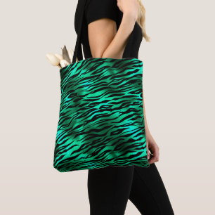 Design 10 uit de Emerald and Gold Safari-reeks Tote Bag