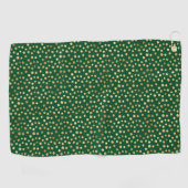 Design 11 uit de Emerald and Gold Safari-reeks Golfhanddoek (Horizontaal)