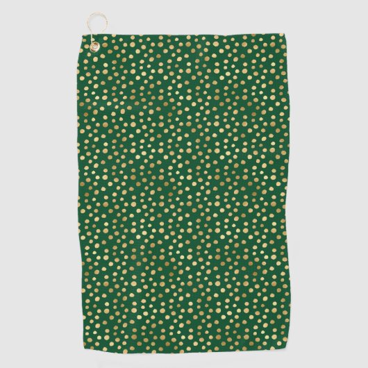 Design 11 uit de Emerald and Gold Safari-reeks Golfhanddoek (Voorkant)