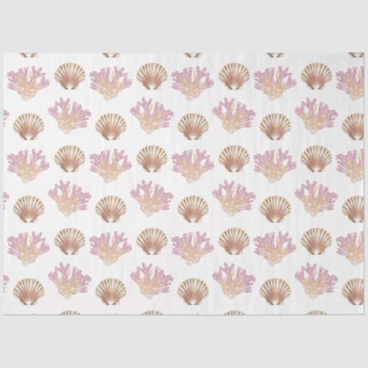 Design 12-weefselpapier uit de serie Marine Life S Tissuepapier (Voorkant)