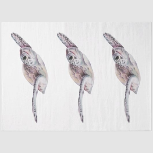 Design 14 uit de onderwaterserie van de Waterverf Tissuepapier (Voorkant)