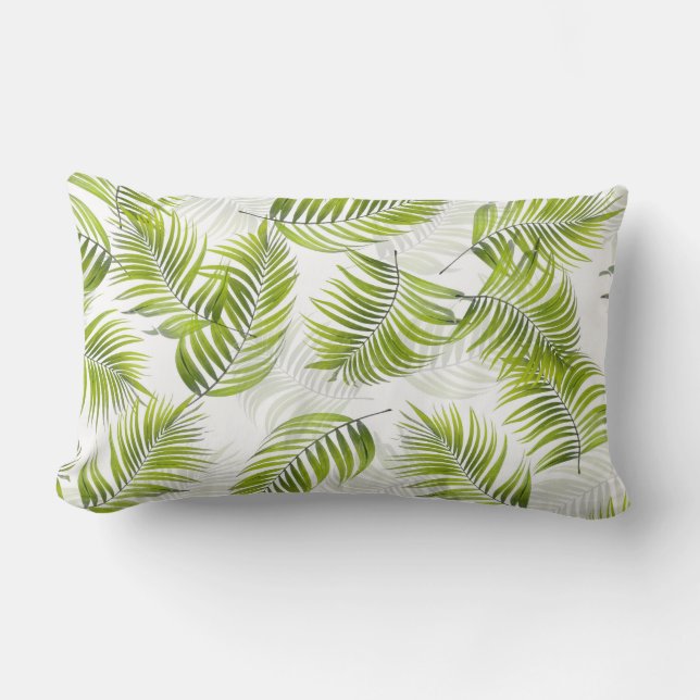 design 150 palmbladeren kussen (Voorkant)