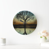 design 178 Tree Silhouette Grote Klok (Huis)