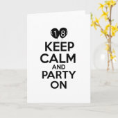 design 18e verjaardag kaart (Gele Bloem)