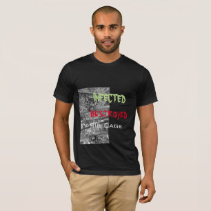 Design 1: Chrome spin, Design 2 Infected Destro T-shirt