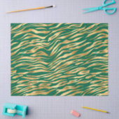 Design 1 uit de Emerald and Gold Safari-reeks Tissuepapier (Craft)