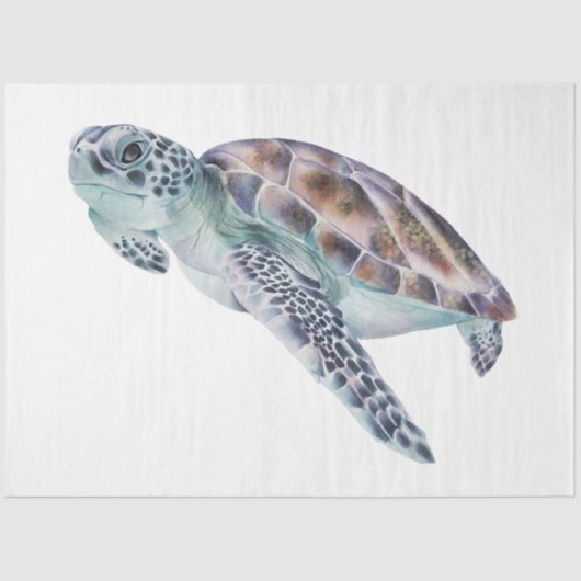 Design 21 uit de onderwaterserie van de Waterverf Tissuepapier (Voorkant)