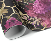 Design 21 van de Lovely Bee Series Cadeaupapier (Rol Hoek)