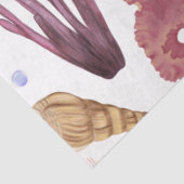 Design 23-weefselpapier voor de serie Marine Life  Tissuepapier (Detail)