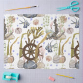 Design 24-weefselpapier uit de serie Marine Life S Tissuepapier (Craft)