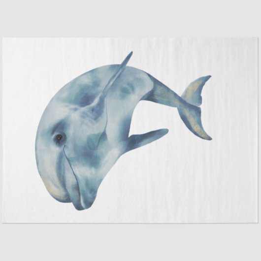 Design 25 uit de onderwaterserie van de Waterverf Tissuepapier (Voorkant)