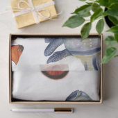 Design 25-weefselpapier uit de serie Marine Life S Tissuepapier (Geschenk)