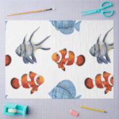 Design 25-weefselpapier uit de serie Marine Life S Tissuepapier (Craft)