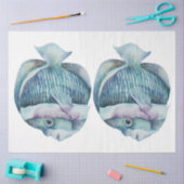 Design 28 uit de onderwaterserie van de Waterverf Tissuepapier (Craft)