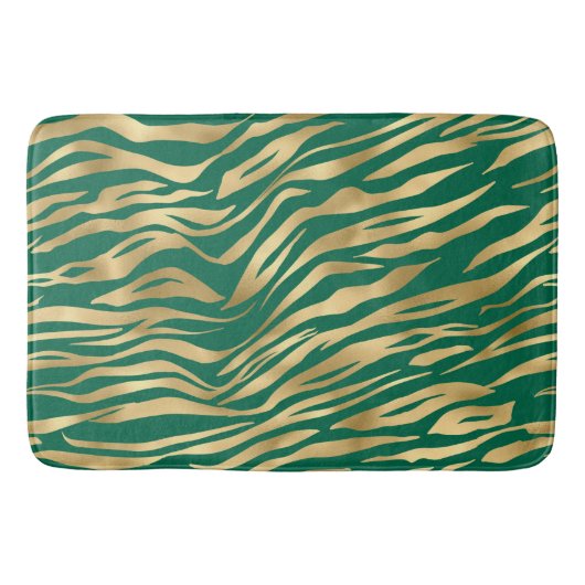 Design 2 uit de Emerald and Gold Safari-reeks Badmat (Voorkant)