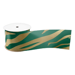 Design 2 uit de Emerald and Gold Safari-reeks Satijnen Lint