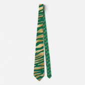 Design 2 uit de Emerald and Gold Safari-reeks Stropdas (Voorkant)