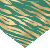 Design 2 uit de Emerald and Gold Safari-reeks Tafelkleed (Gekanteld)