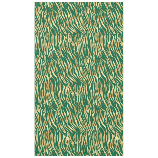 Design 2 uit de Emerald and Gold Safari-reeks Tafelkleed (Voorkant)