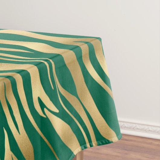 Design 2 uit de Emerald and Gold Safari-reeks Tafelkleed (Voorbeeld)