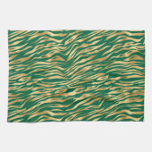 Design 2 uit de Emerald and Gold Safari-reeks Theedoek (Horizontaal)