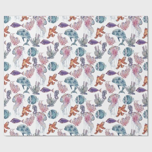 Design 2 van de Samenstelling van de Waterverf ond Cadeaupapier (Vlak)