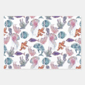 Design 2 van de Samenstelling van de Waterverf ond Inpakpapier Vel (Voorkant 2)