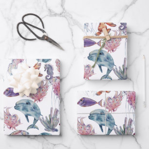 Design 2 van de Samenstelling van de Waterverf ond Inpakpapier Vel