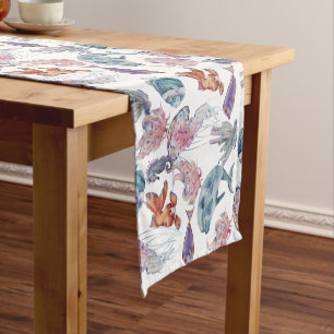 Design 2 van de Samenstelling van de Waterverf ond Korte Tafelloper