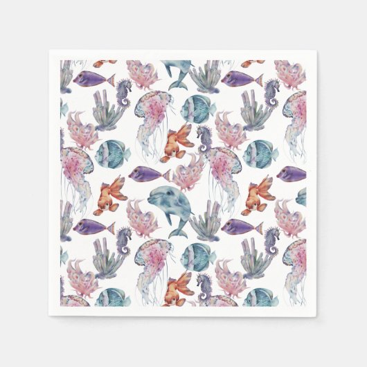 Design 2 van de Samenstelling van de Waterverf ond Servet (Voorkant)