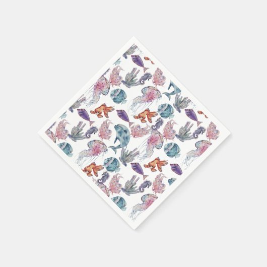 Design 2 van de Samenstelling van de Waterverf ond Servet (Hoek)