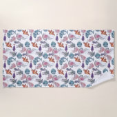 Design 2 van de Samenstelling van de Waterverf ond Strandlaken (Voorkant)