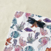 Design 2 van de Samenstelling van de Waterverf ond Strandlaken (In situ)