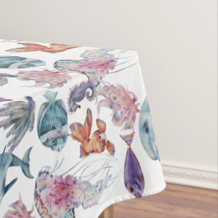 Design 2 van de Samenstelling van de Waterverf ond Tafelkleed