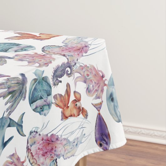 Design 2 van de Samenstelling van de Waterverf ond Tafelkleed (Voorbeeld)