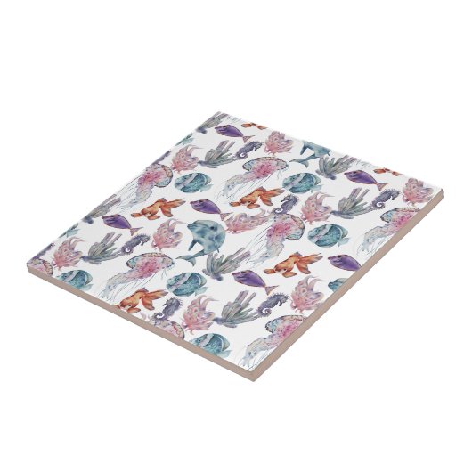 Design 2 van de Samenstelling van de Waterverf ond Tegeltje (Zijkant)