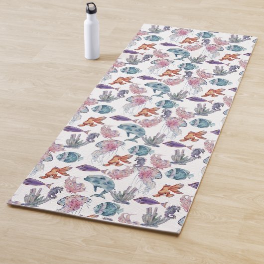 Design 2 van de Samenstelling van de Waterverf ond Yogamat (In situ)