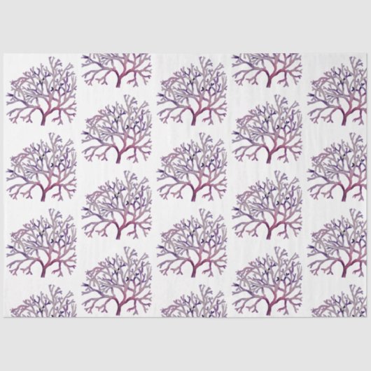 Design 31 van de onderwaterserie SeaShell-Waterver Tissuepapier (Voorkant)