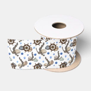 Design 35 van de Marine Life Series Satijnen Lint