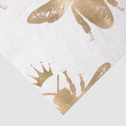 Design 39 van de liefdebijenreeks tissuepapier (Detail)