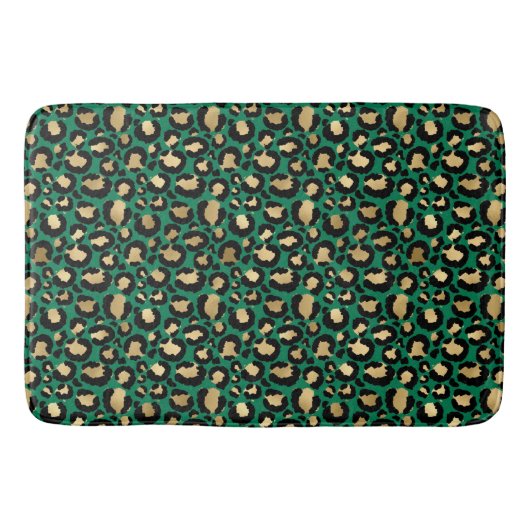 Design 3 uit de Emerald and Gold Safari-reeks Badmat (Voorkant)